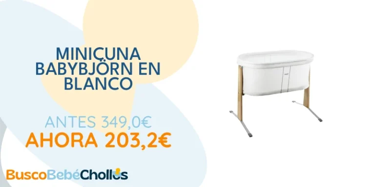 Oferta Productos para bebé: BabyBjörn Minicuna, Blanco