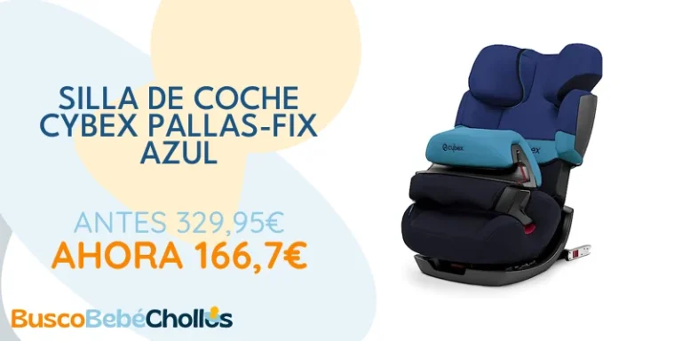 Oferta Productos para bebé: Cybex 514110003 Silver Pallas-Fix Silla de Coche Grupo 1/2/3, 2 en 1, para Niños, Azul (Blue Moon)