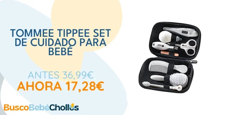 Oferta Productos para bebé: Tommee Tippee Set de Cuidado y Aseo para Bebé, 9 Artículos Esenciales para el Cuidado del Recién Nacido, Funda de Viaje Impermeable y Fácil de Limpiar, Diseño puede variar